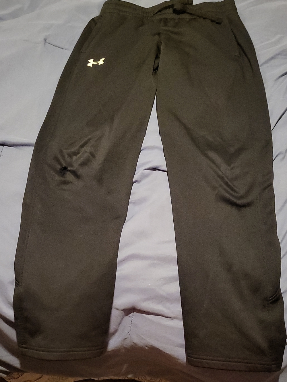 Under Armour Men’s Black Jogger Sweatpants with Logo